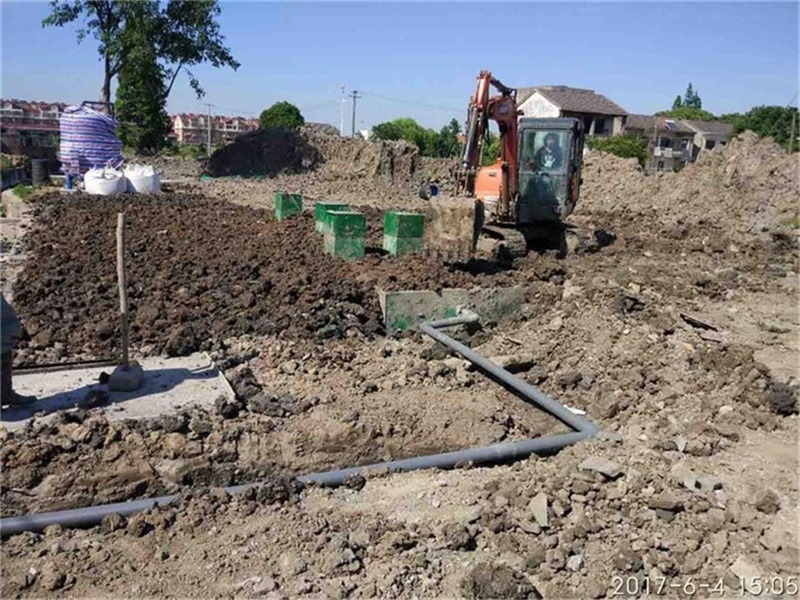 成都市成灌高速石家橋收費站AB區，地埋式生活污水處理系統